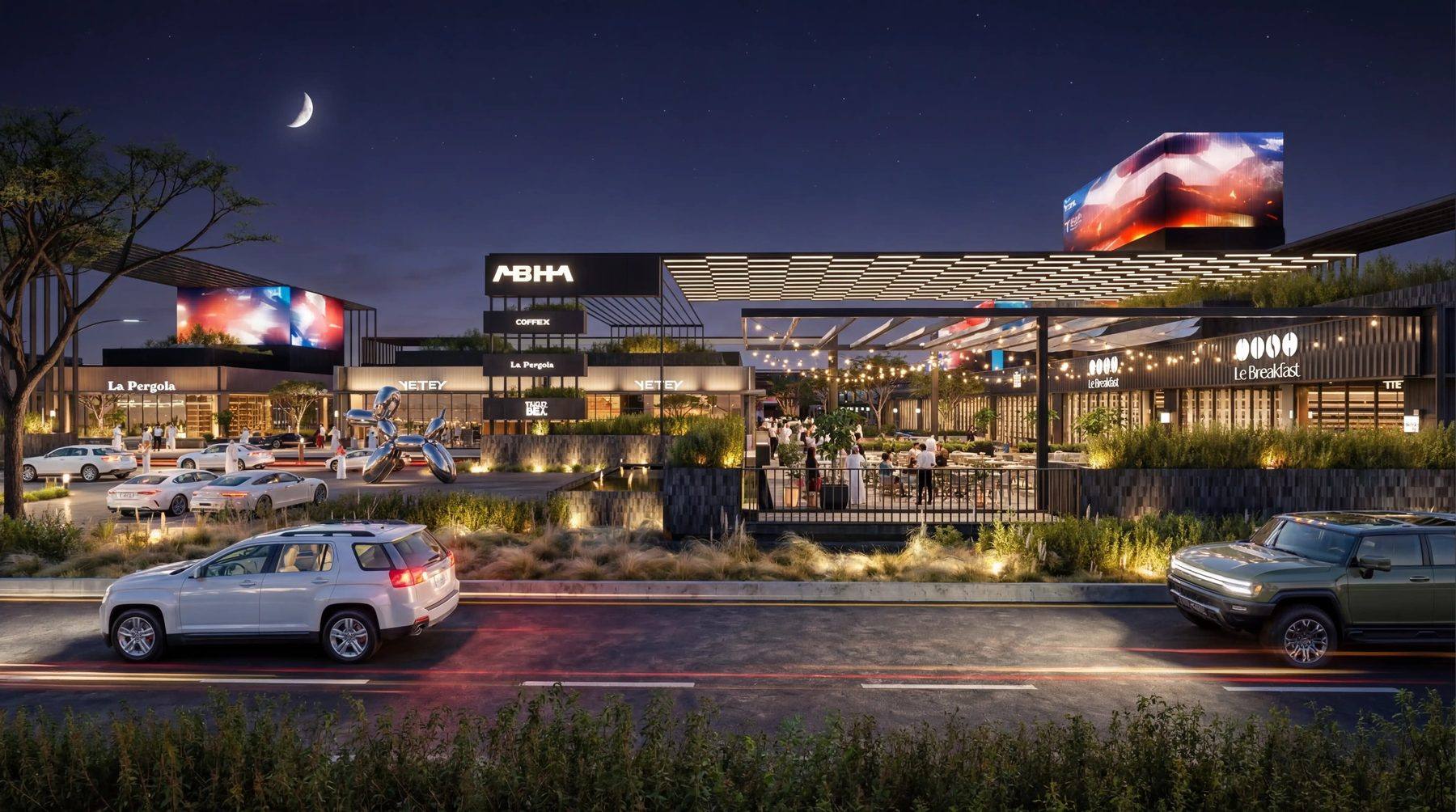 Abha Lifestyle Mall — retail design project in Abha, Saudi Arabia by Studio ITIK