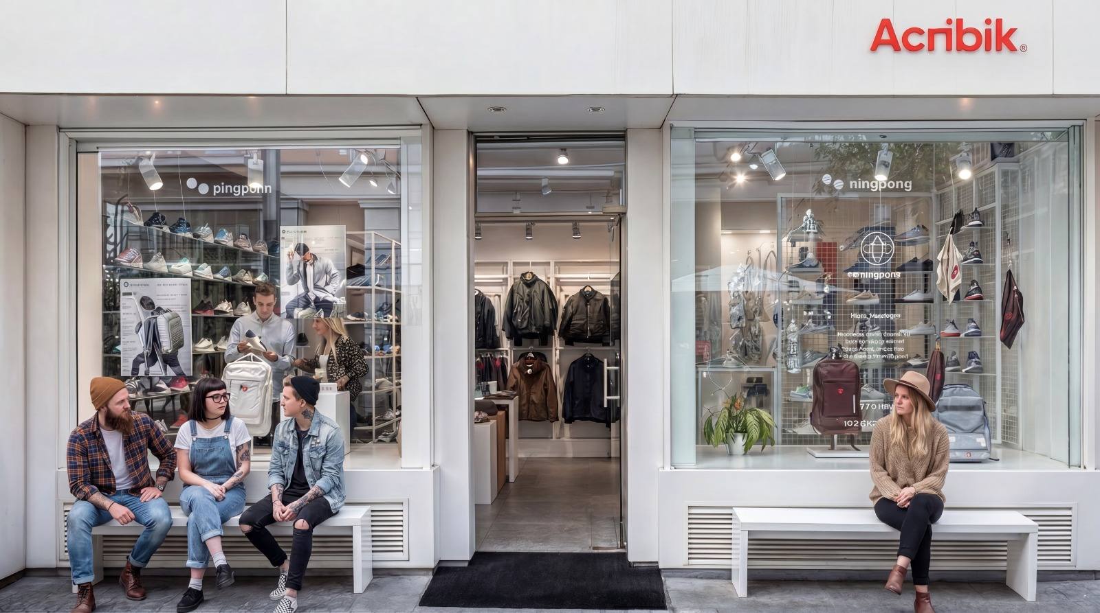 Acribik Sneakers Store — retail design project in Bonn, Germany by Studio ITIK