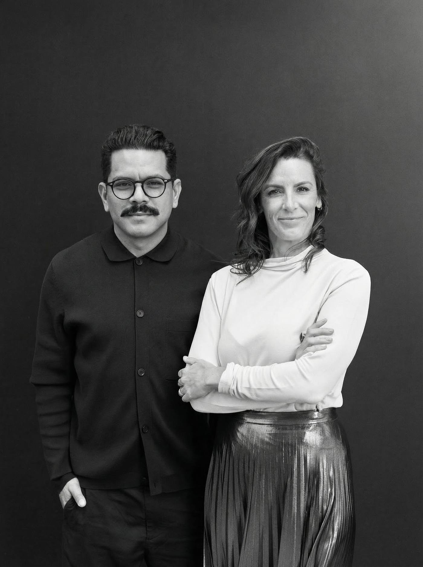 Studio ITIK founding team, Esther Mayo and Hector Lobato, in Dusseldorf